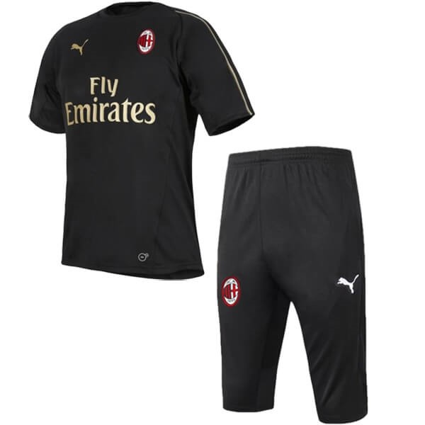 Entrenamiento AC Milan Conjunto Completo 2018-19 Negro